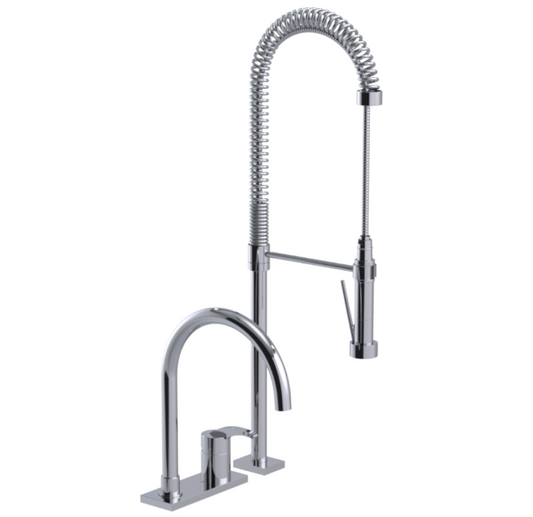 RUBINET 8ILAL LaSalle Single Control Kitchen Set with Industrial Spray