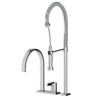 RUBINET 8IRTL R10 Single Control Kitchen Set with Industrial Spray