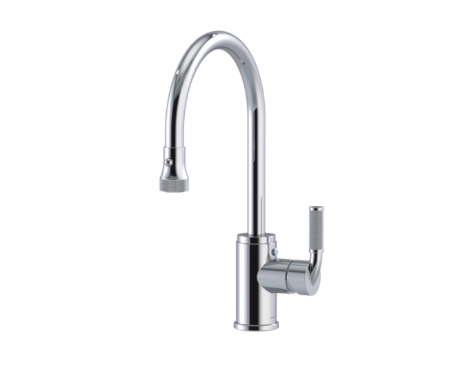 RUBINET 8JHML Nouveau Single Control Mini Kitchen set with Retractable Dual Function Spray