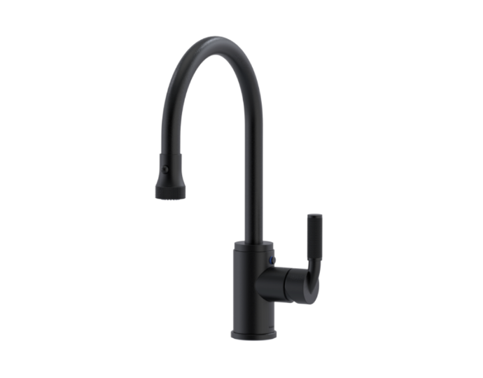 RUBINET 8JHML Nouveau Single Control Mini Kitchen set with Retractable Dual Function Spray Secondary image