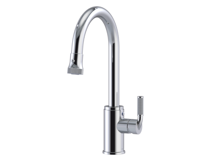 RUBINET 8JHOL H2O Single Control Kitchen set with Retractable Dual Function Spray