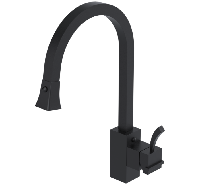 RUBINET 8JMQL Matthew Quinn Single Control Kitchen set with Retractable Dual Function Spray