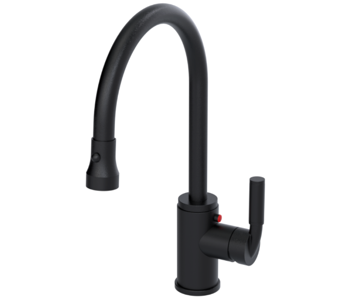 RUBINET 8JNML Nouveau Single Control Mini Kitchen set with Retractable Dual Function Spray Secondary image