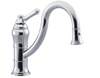 RUBINET 8JRVL Raven Single Control Kitchen set with Retractable Dual Function Spray