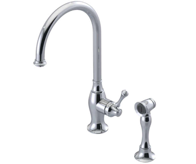 RUBINET 8MFMSL Jasmin Single Control Kitchen set with Hand Spray