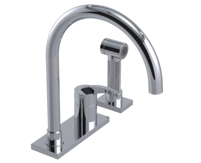 RUBINET 8MLASL LaSalle Single Control Kitchen Set with Hand Spray