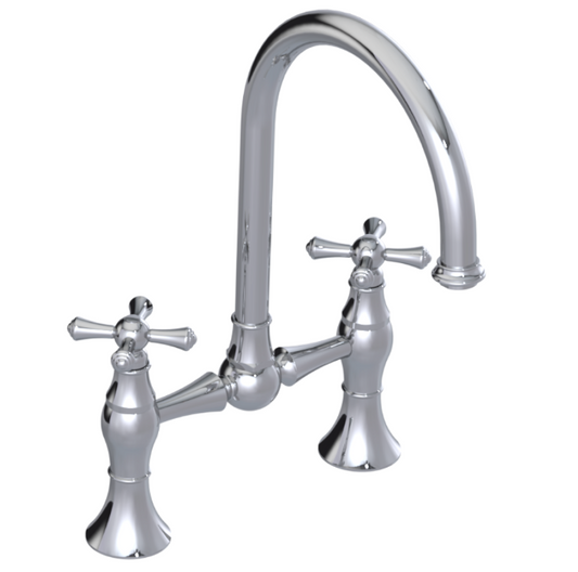 RUBINET 8VFMC Jasmin Kitchen Bridge Faucet