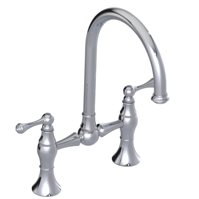 RUBINET 8VFML Jasmin Kitchen Bridge Faucet Main image