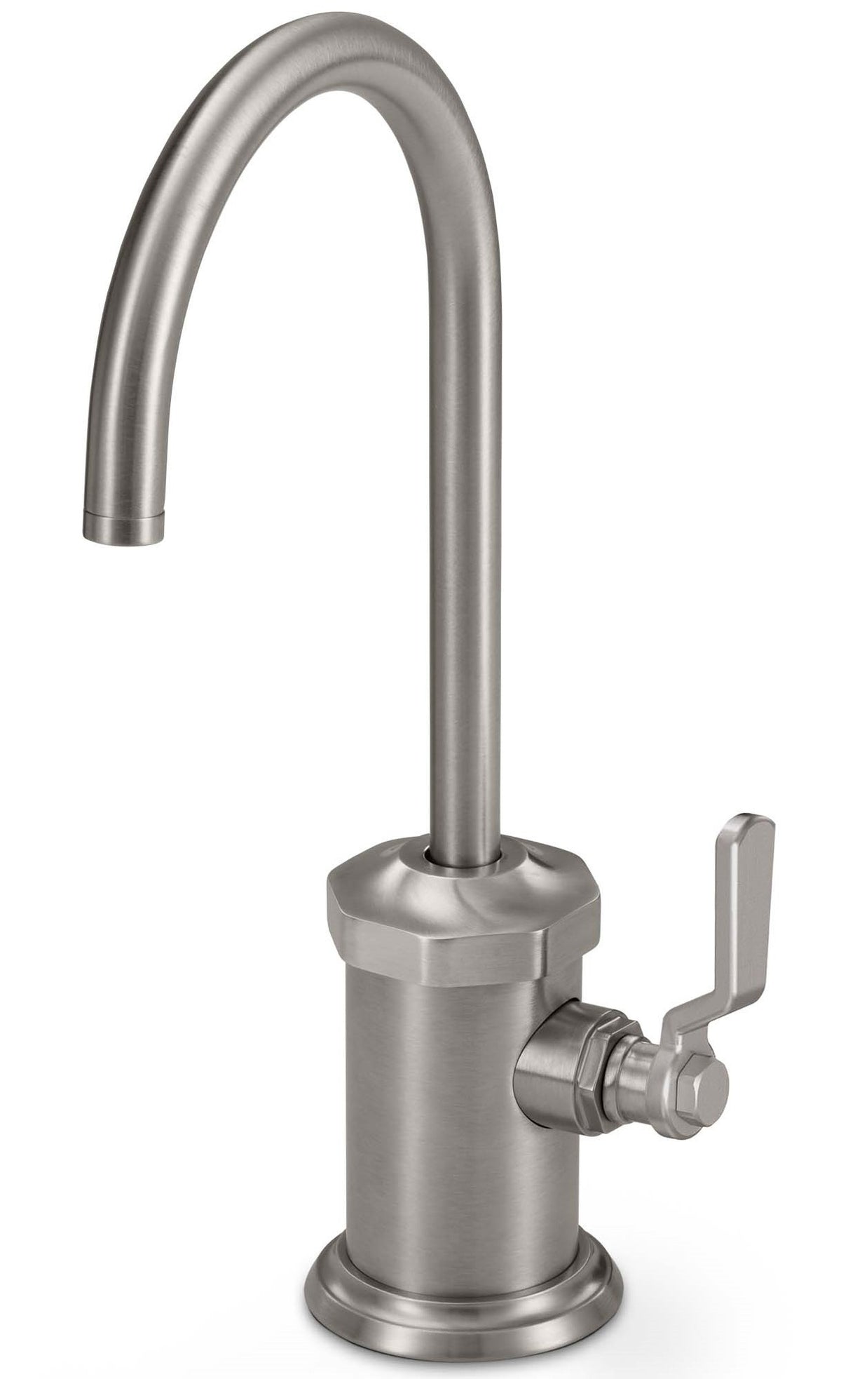 California Faucets Descanso Works 9623-K81-BL Industrial Single Handle Combo Hot & Cold Water Dispenser - Arc Spout Main image