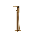 Aquabrass Chicane 19N85 Floor-Mount Tub Filler with Ha