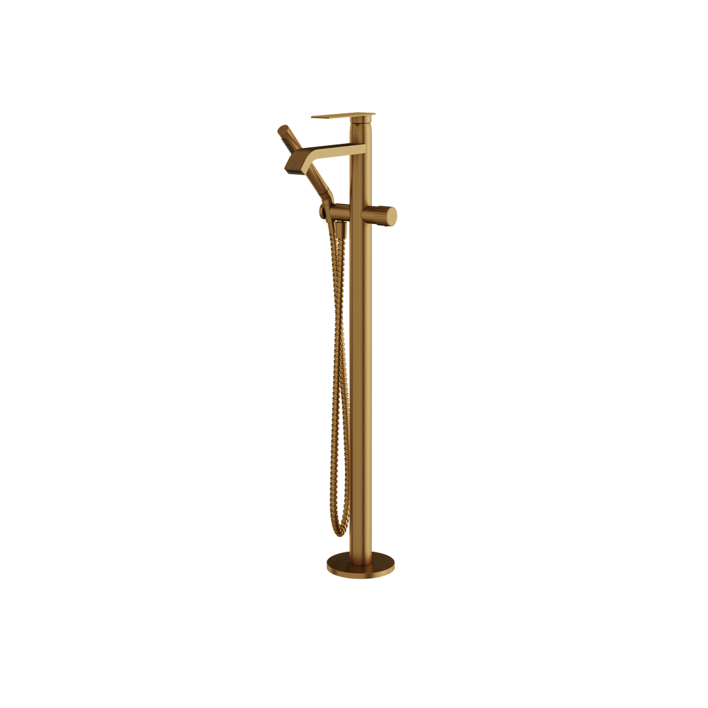 Aquabrass Tosca 34085 Floor-Mount Tub Filler with Hs