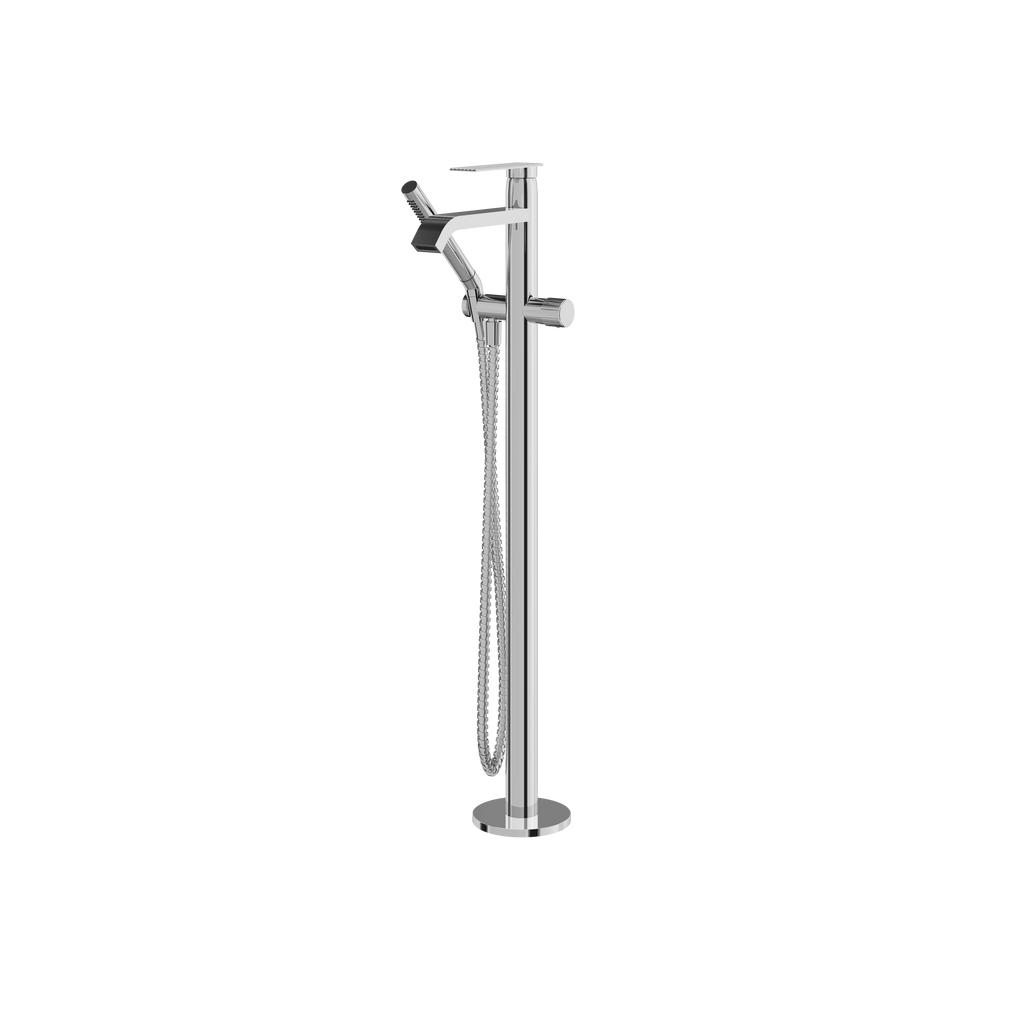 Aquabrass Tosca 34085 Floor-Mount Tub Filler with Hs