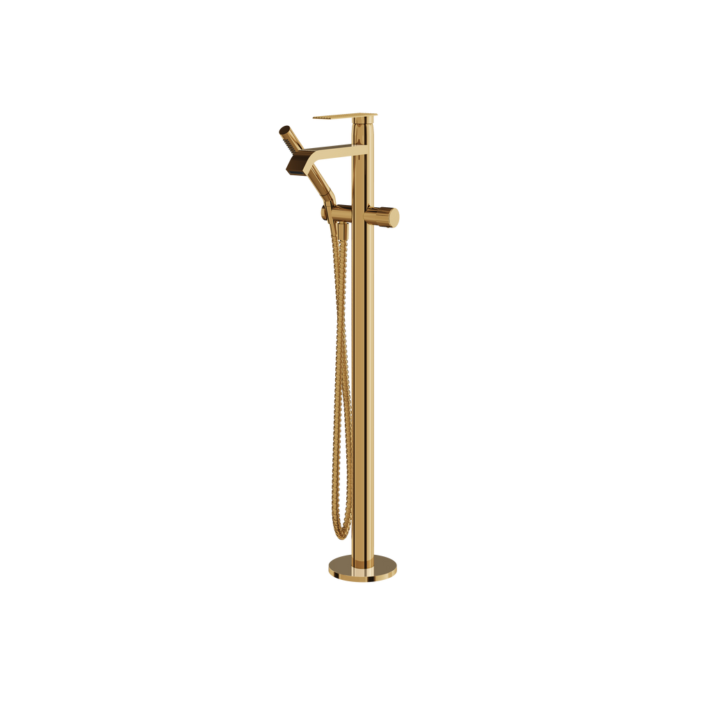 Aquabrass Tosca 34085 Floor-Mount Tub Filler with Hs