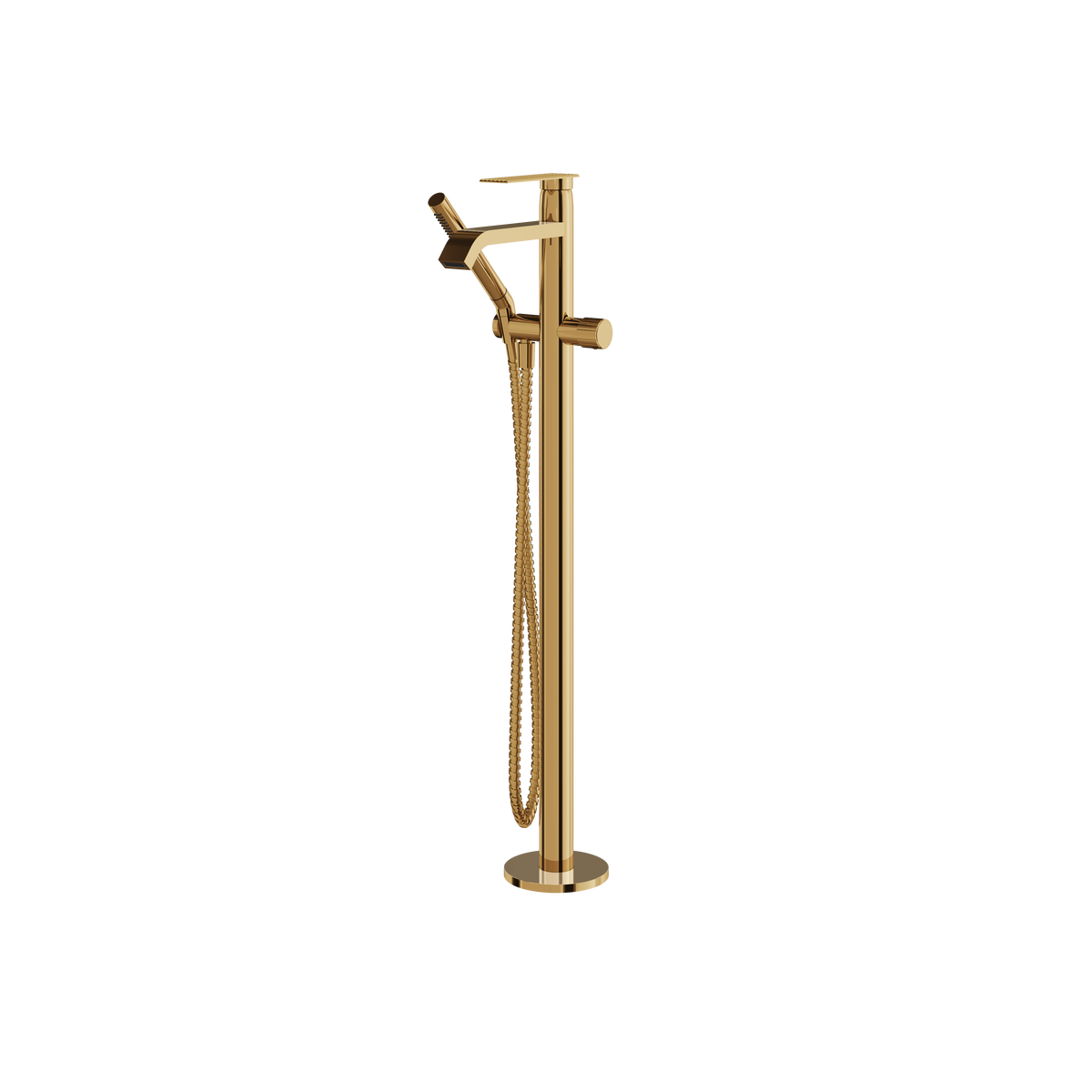 Aquabrass Tosca 34085 Floor-Mount Tub Filler with Hs