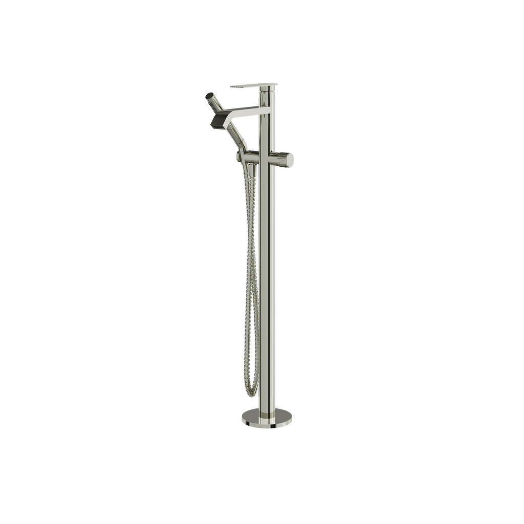 Aquabrass Tosca 34085 Floor-Mount Tub Filler with Hs