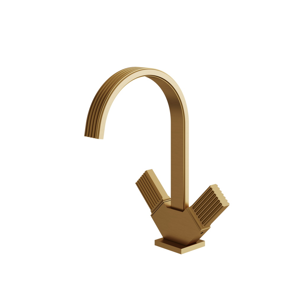 Aquabrass Tosca 34714 S Hole Lavatory Faucet 2 Handles