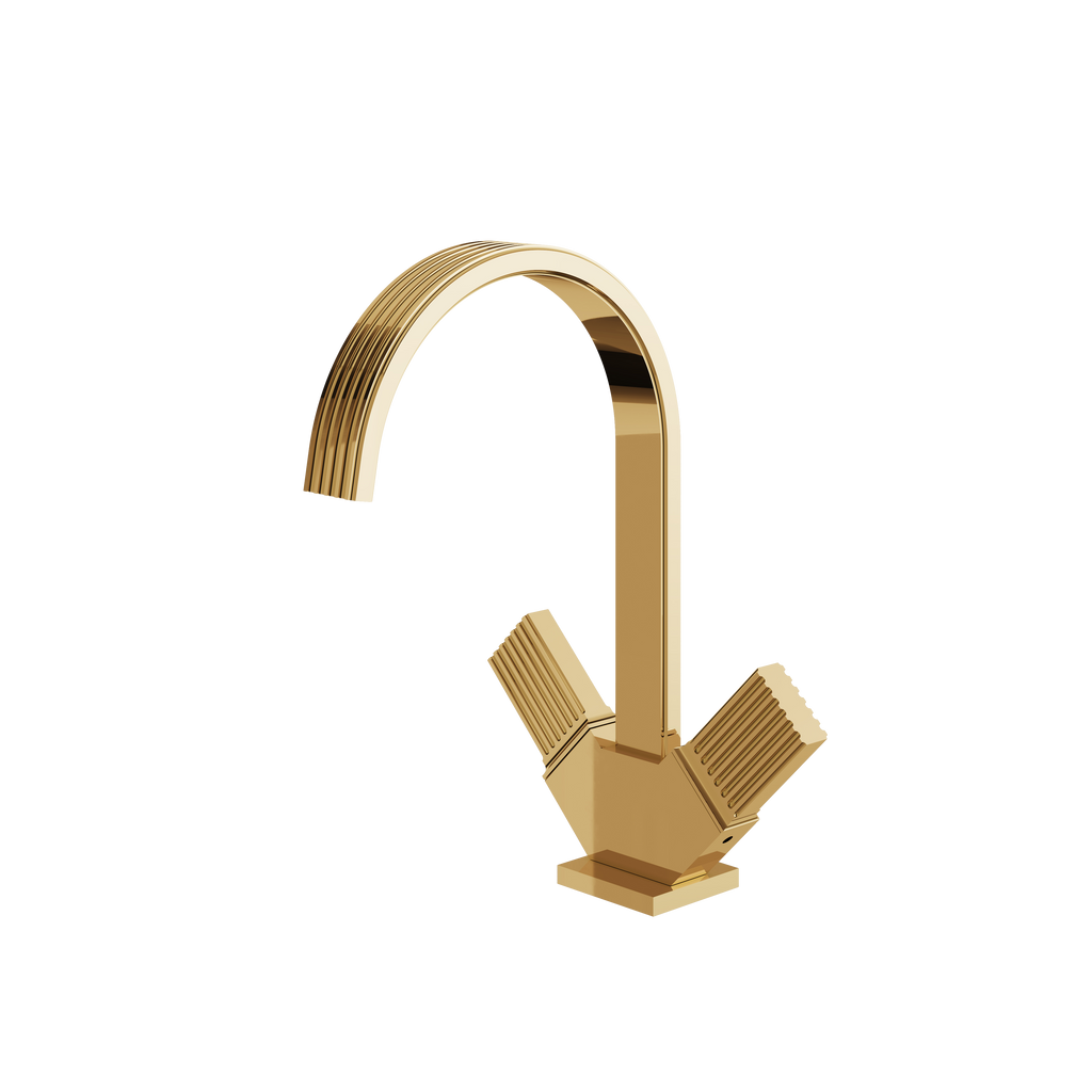 Aquabrass Tosca 34714 S Hole Lavatory Faucet 2 Handles