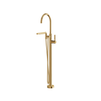 Aquabrass Aria 48085 Floor-Mount Tub Filler with Hand Shower