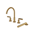 Aquabrass Montebello 49018 4PCS Tub Filler with Hand Shower