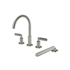Aquabrass Montebello 49018 4PCS Tub Filler with Hand Shower