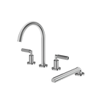 Aquabrass Montecarlo 50018 Monte Carlo 4PCS Tub Filler with Hand Shower