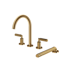 Aquabrass Montecarlo 50018 Monte Carlo 4PCS Tub Filler with Hand Shower