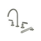 Aquabrass Montecarlo 50018 Monte Carlo 4PCS Tub Filler with Hand Shower