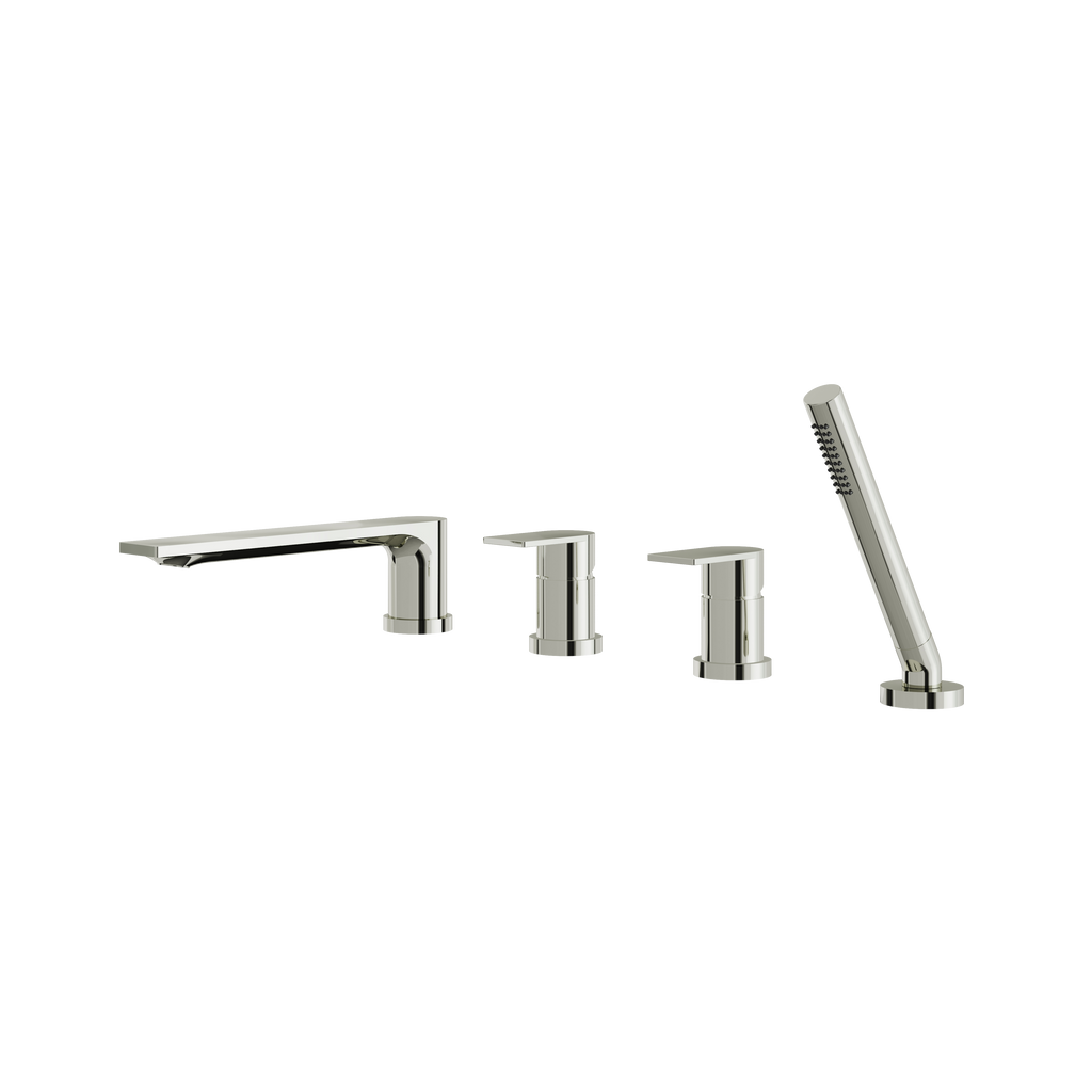 Aquabrass Alpha 92017 Deck Tub Filler with Hs & 2 Mv