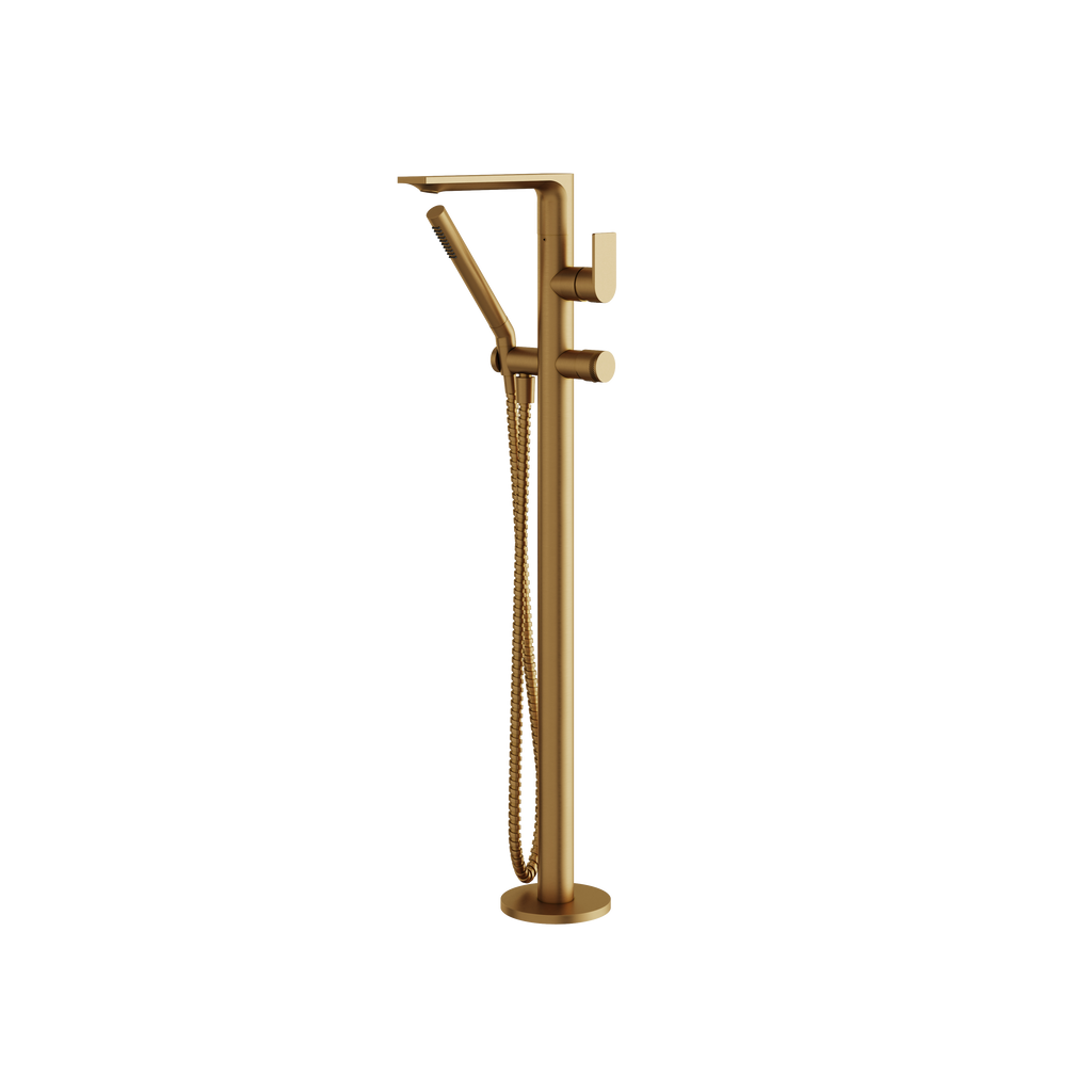 Aquabrass Alpha 92NN85 Floor-Mount Tub Filler with Hs