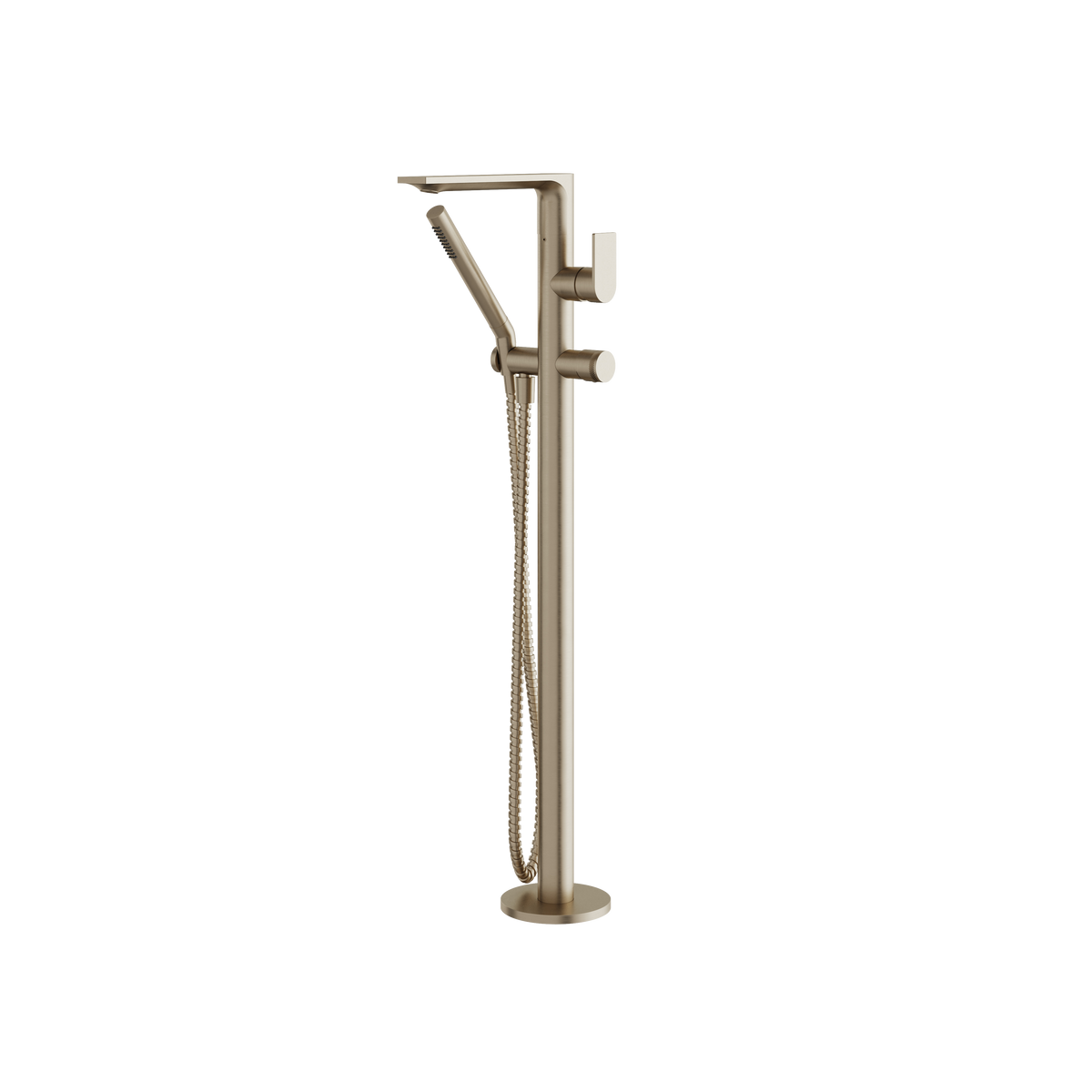 Aquabrass Alpha 92NN85 Floor-Mount Tub Filler with Hs