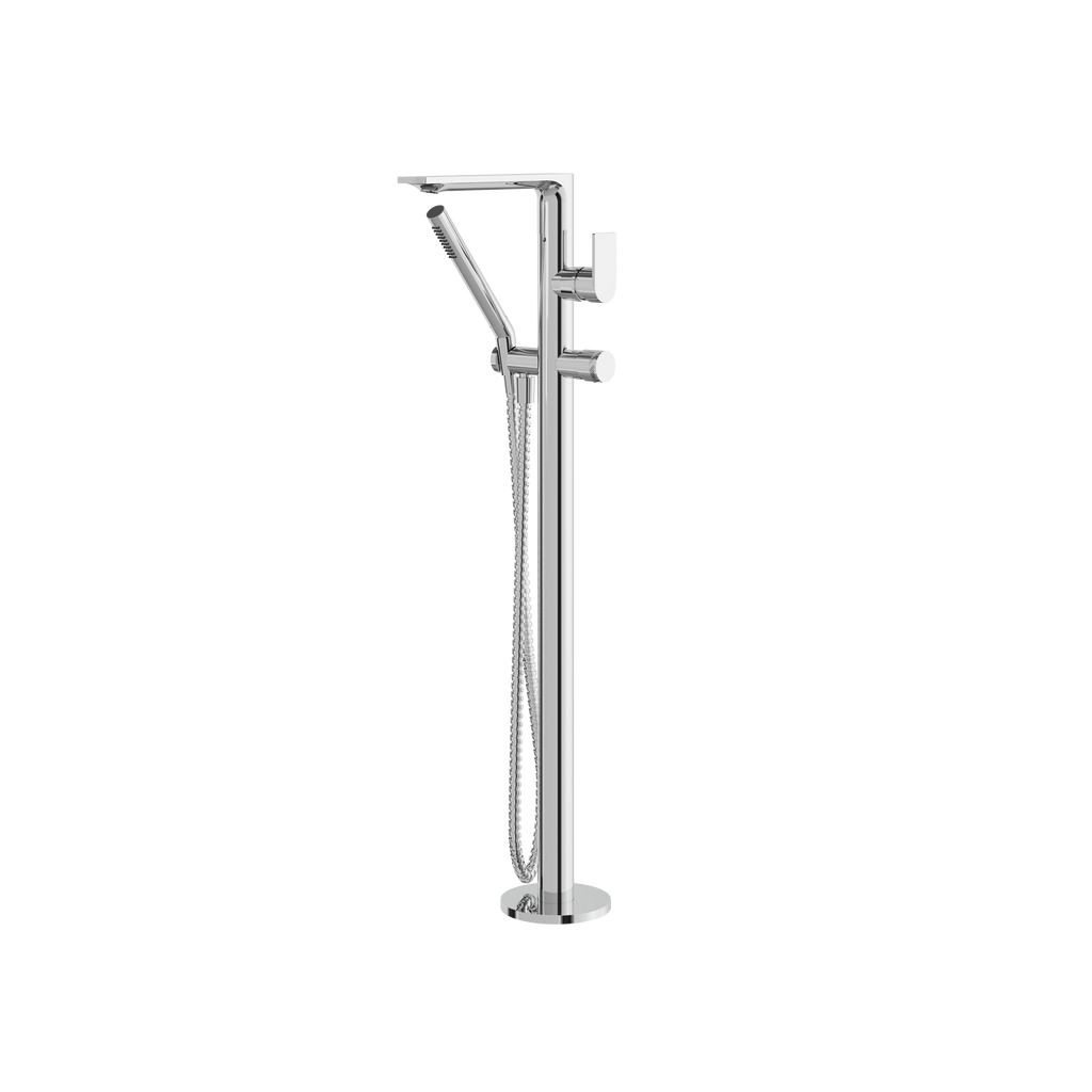 Aquabrass Alpha 92NN85 Floor-Mount Tub Filler with Hs