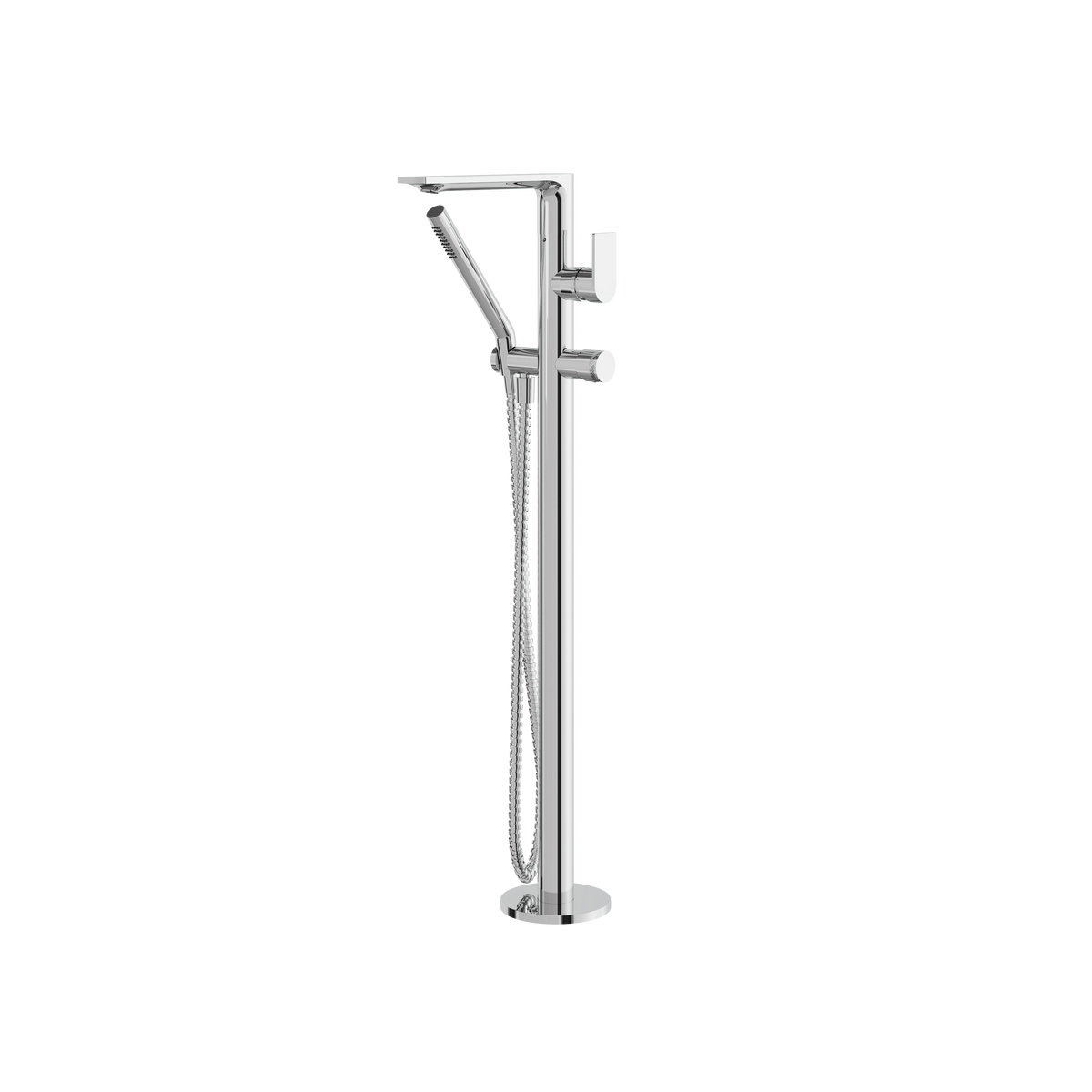 Aquabrass Alpha 92NN85 Floor-Mount Tub Filler with Hs