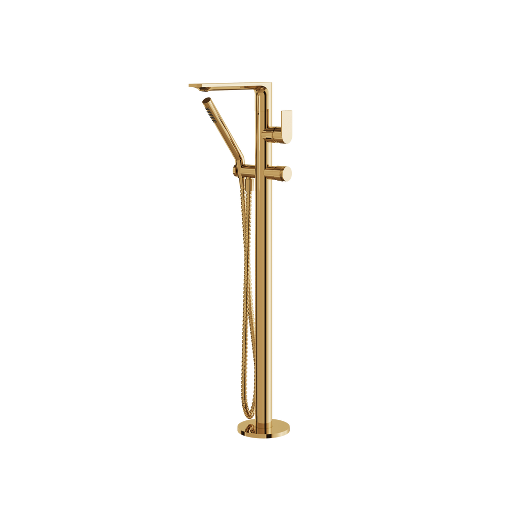 Aquabrass Alpha 92NN85 Floor-Mount Tub Filler with Hs