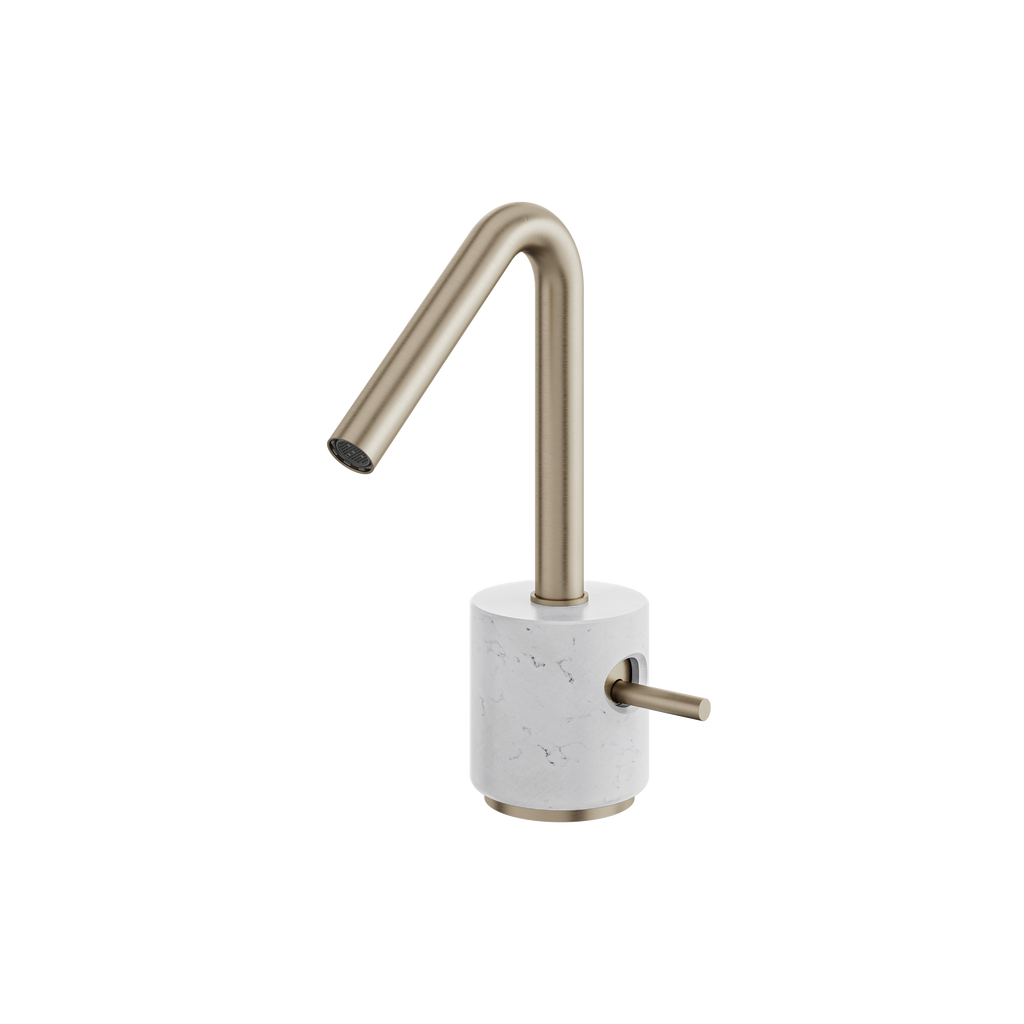 Aquabrass Marmo CL14BC S Hole Lavatory Faucet Carrara