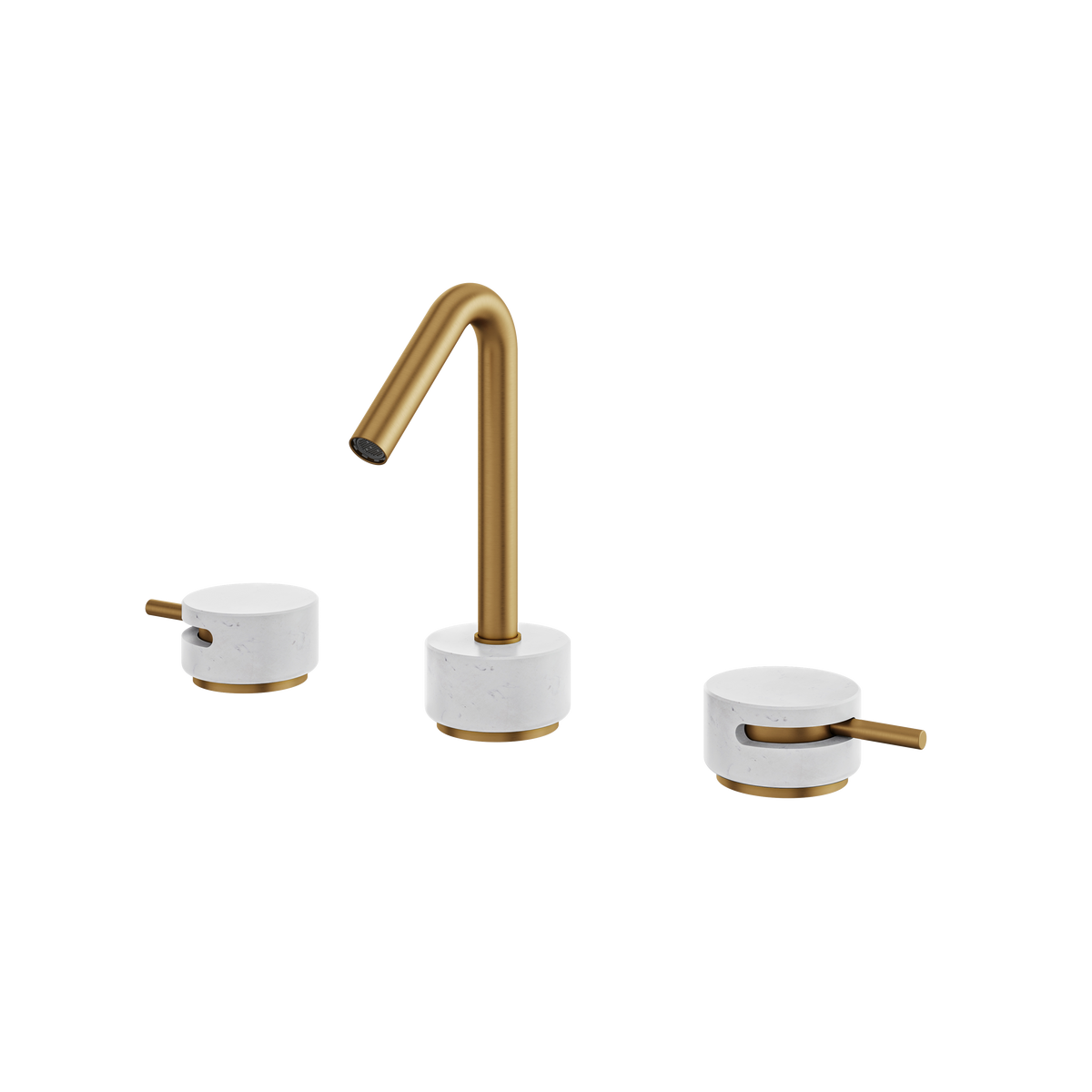 Aquabrass Marmo CL16BC 8"CC Lavatory Faucet Carrara