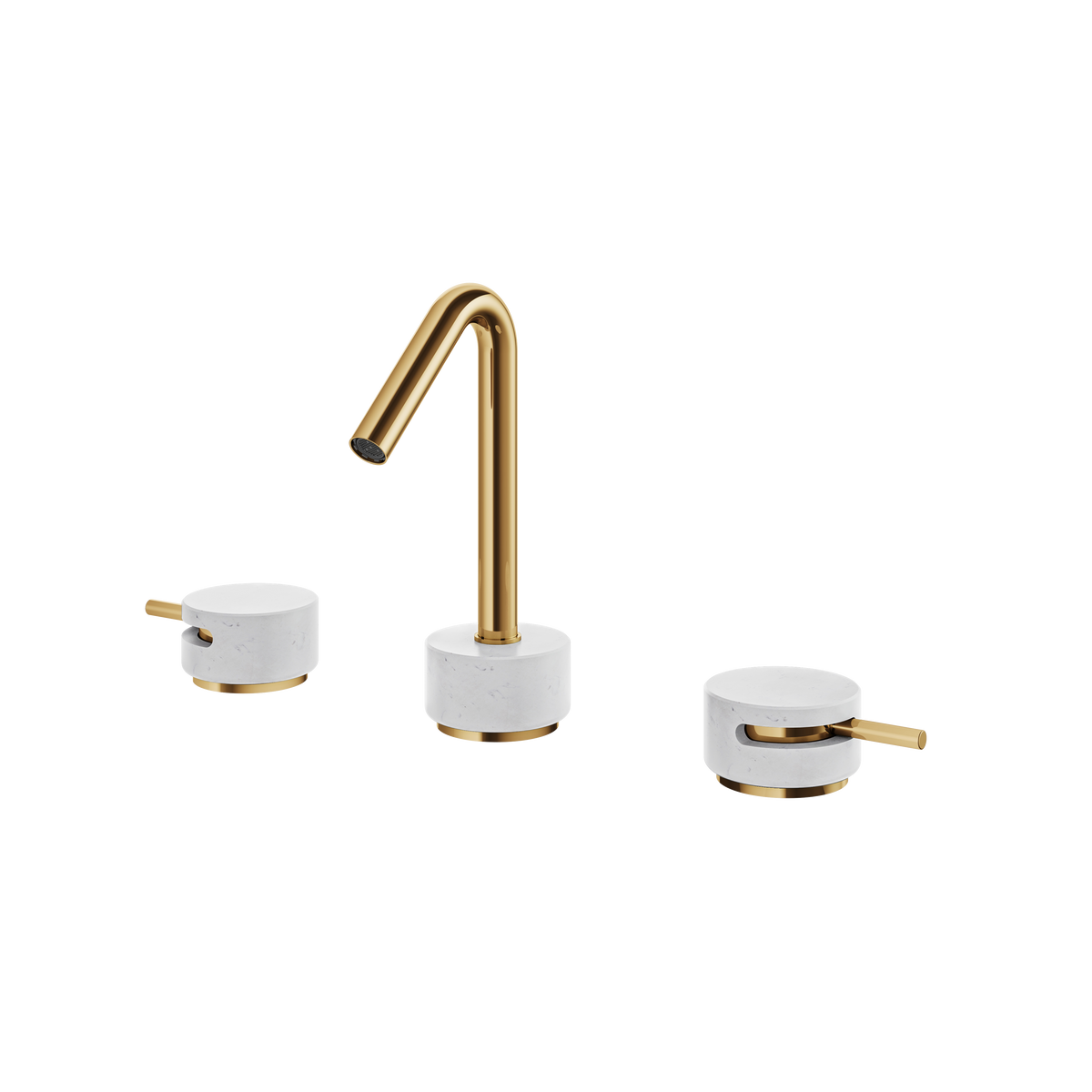 Aquabrass Marmo CL16BC 8"CC Lavatory Faucet Carrara