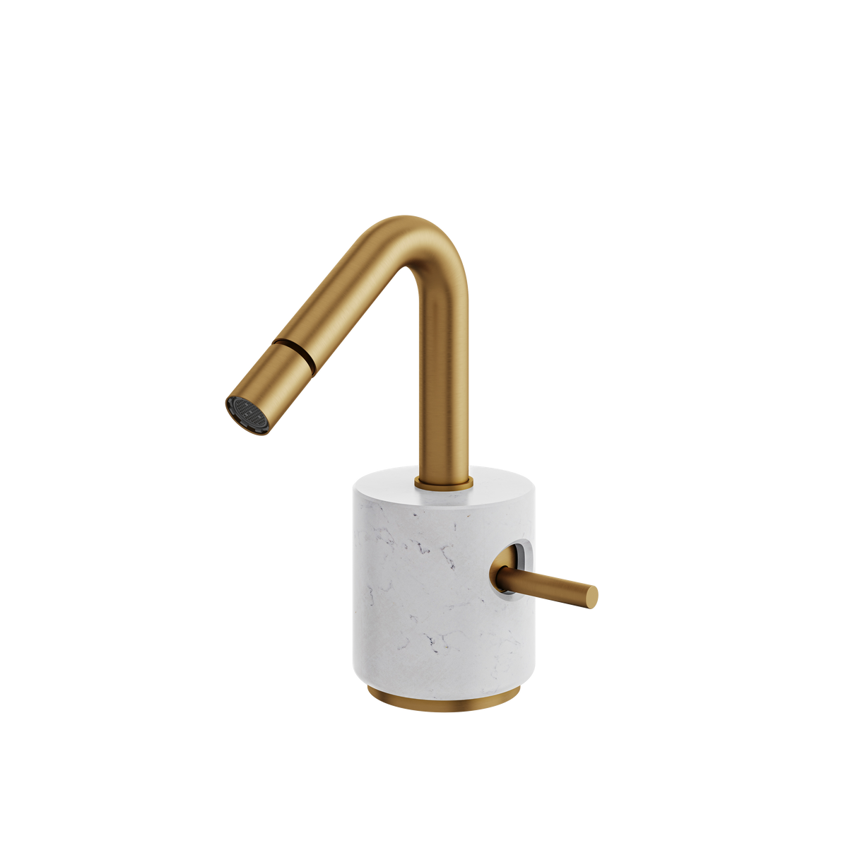 Aquabrass Marmo CL24BC S Hole Bidet Faucet Carrara