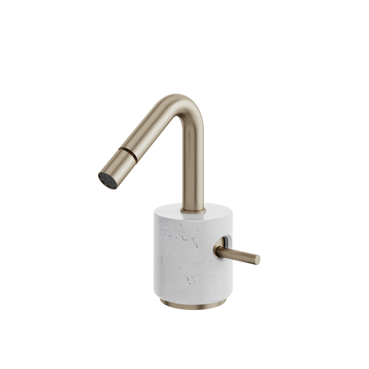 Aquabrass Marmo CL24BC S Hole Bidet Faucet Carrara