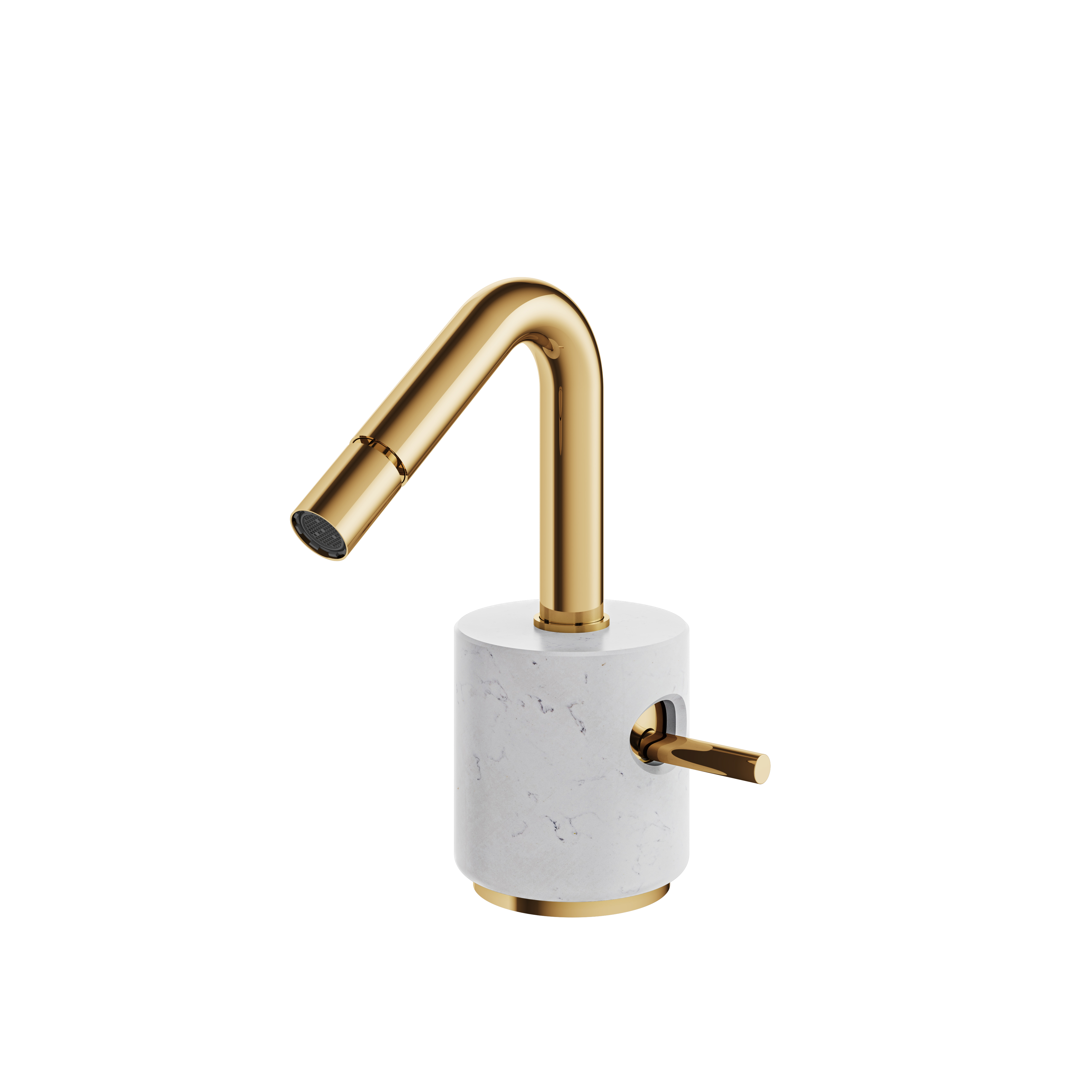 Aquabrass Marmo CL24BC S Hole Bidet Faucet Carrara Secondary image