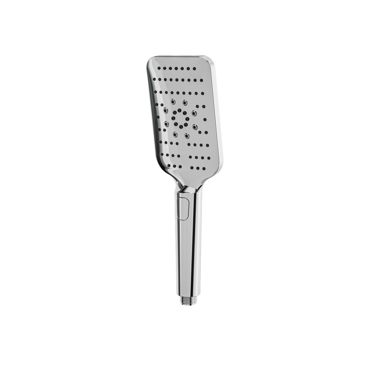 Aquabrass Handshower 85154 Square Hand Shower with Push Button 3-Function