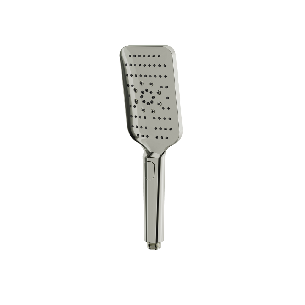Aquabrass Handshower 85154 Square Hand Shower with Push Button 3-Function