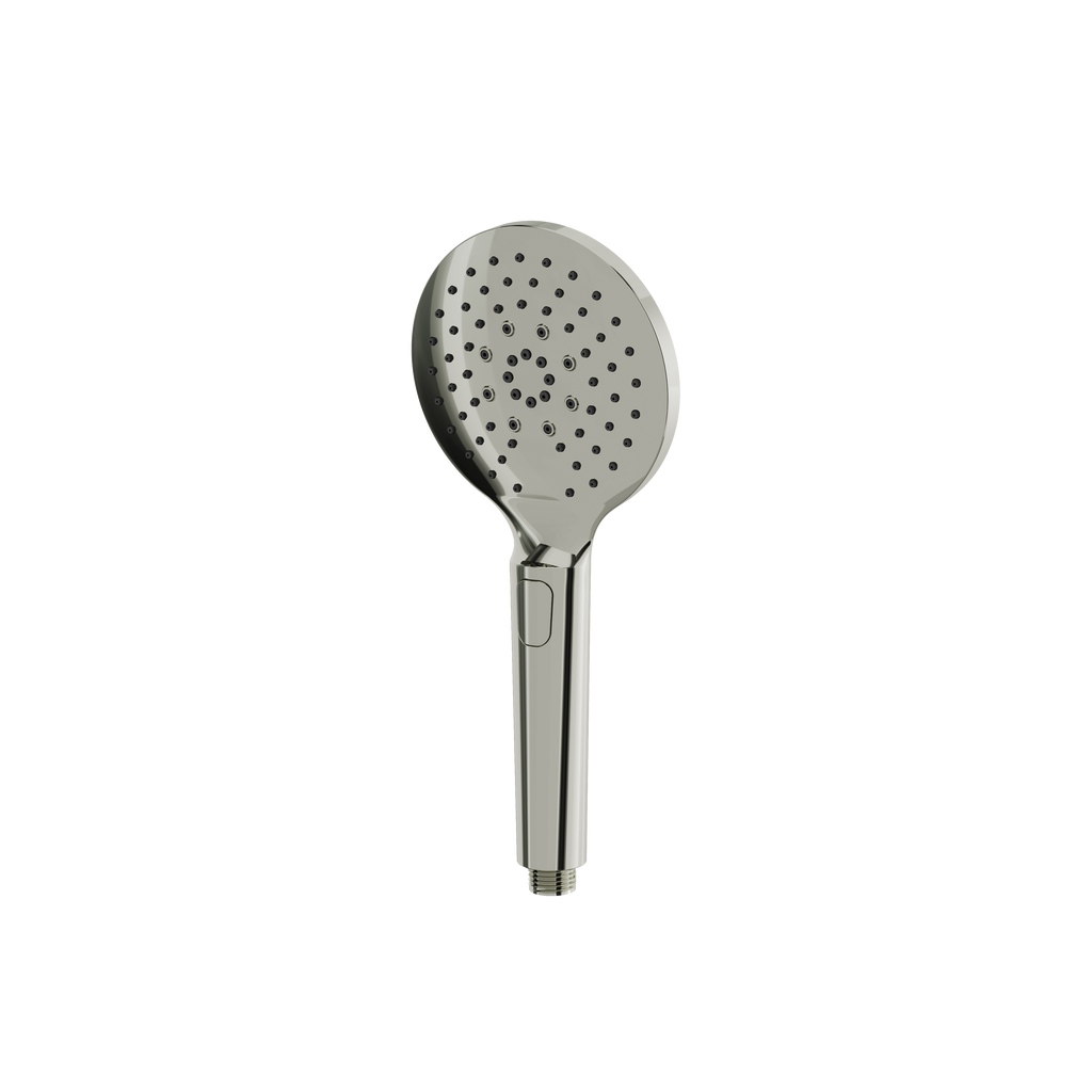 Aquabrass Handshower 85265 Round Hand Shower with Push Button 3-Function