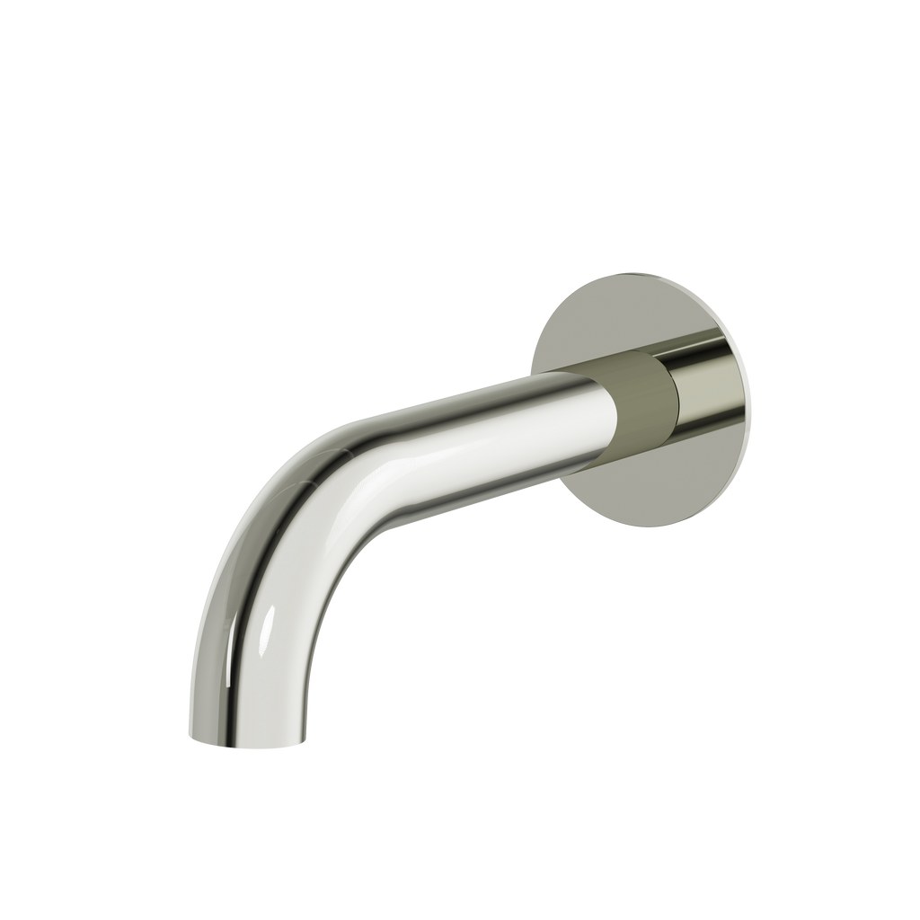 Aquabrass Tub Spout 11132 7" Round Slip Fit No Diverter