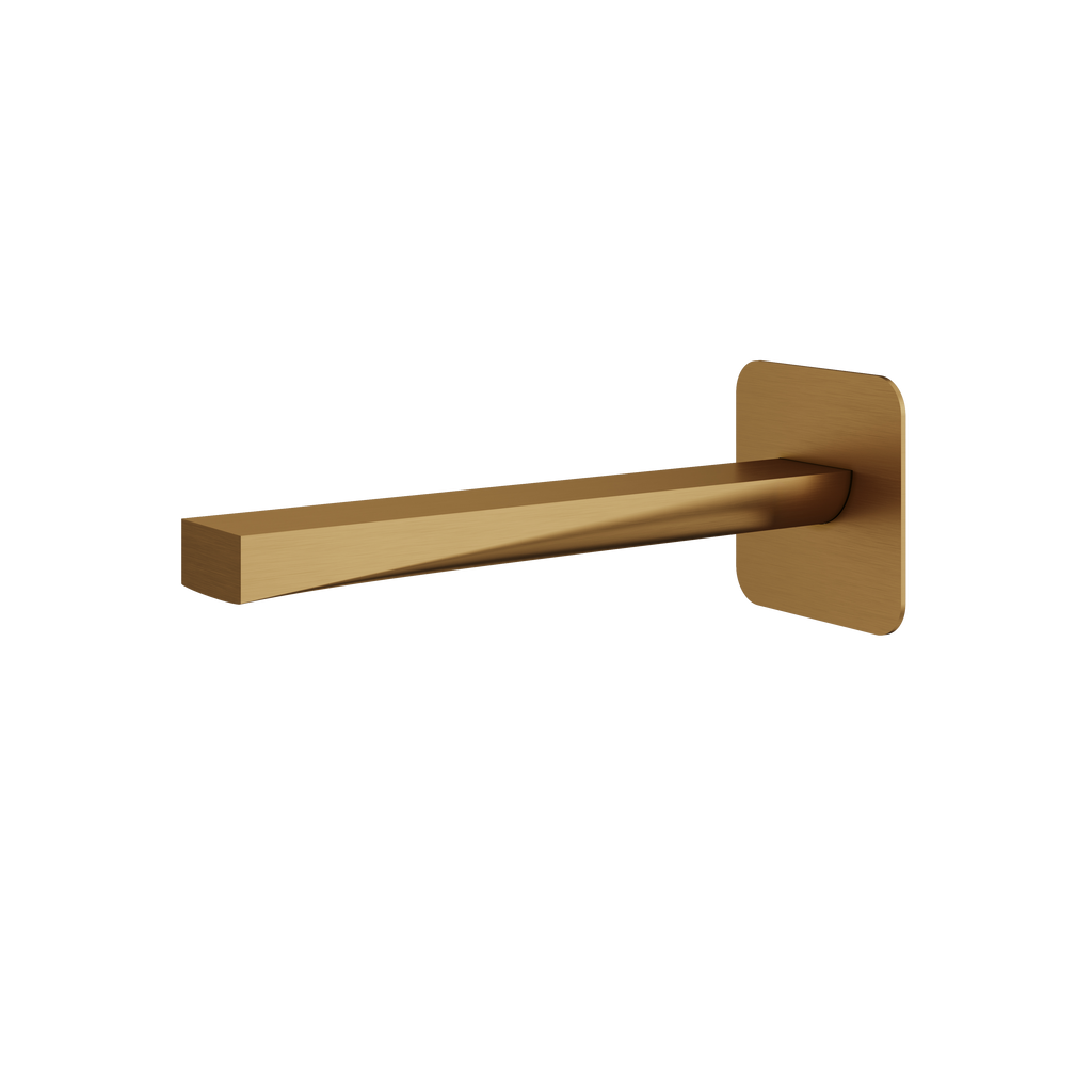 Aquabrass Chicane 19032 9" Square Tub Spout