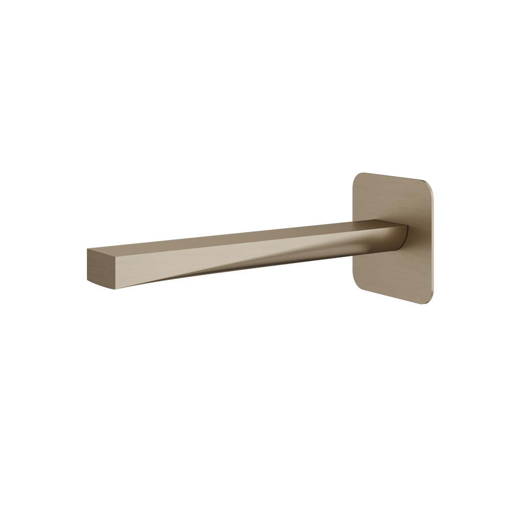 Aquabrass Chicane 19032 9" Square Tub Spout