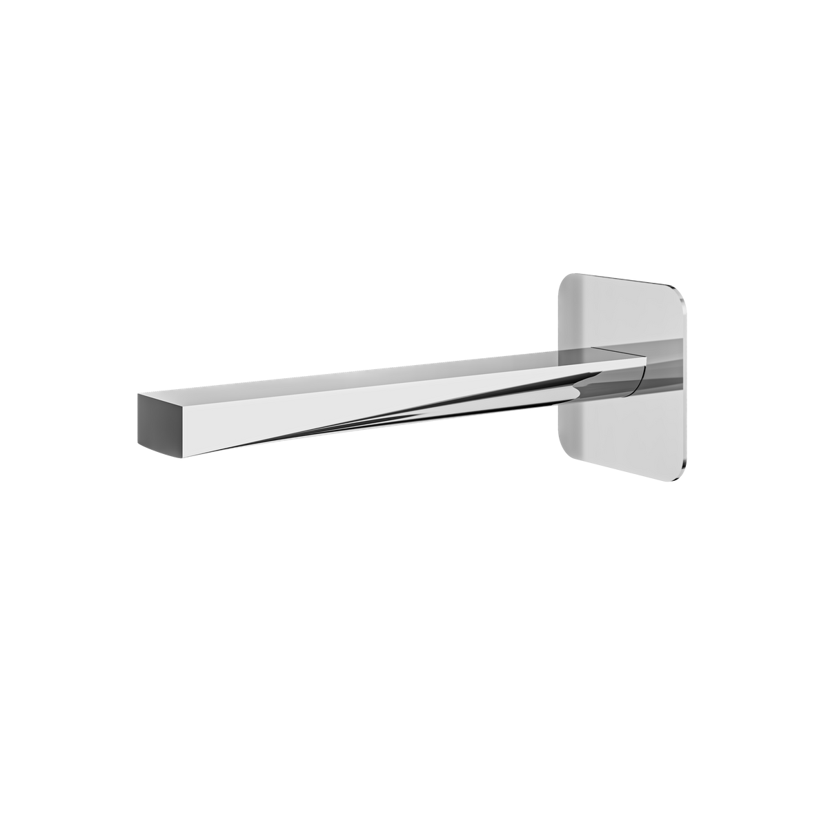 Aquabrass Chicane 19032 9" Square Tub Spout