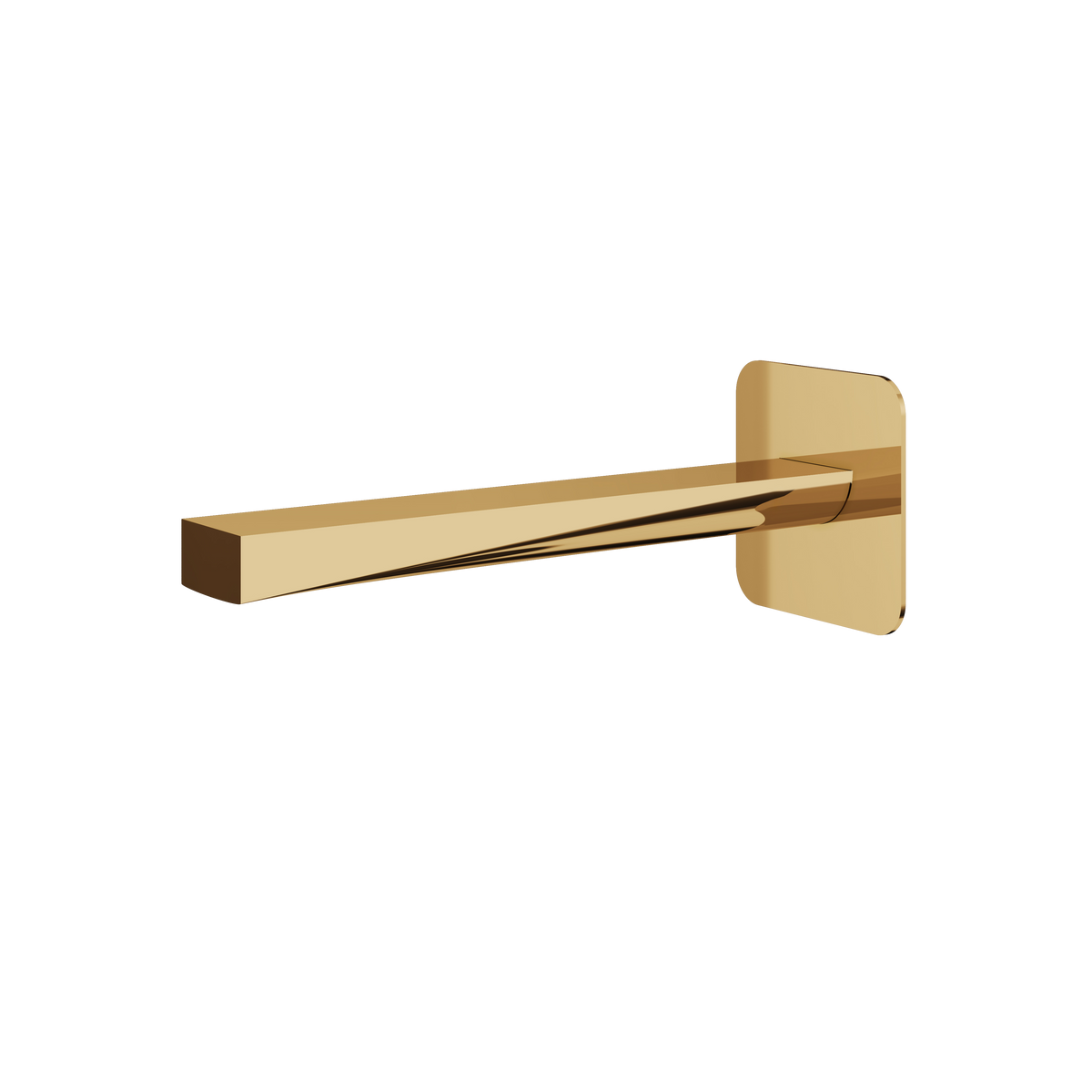 Aquabrass Chicane 19032 9" Square Tub Spout