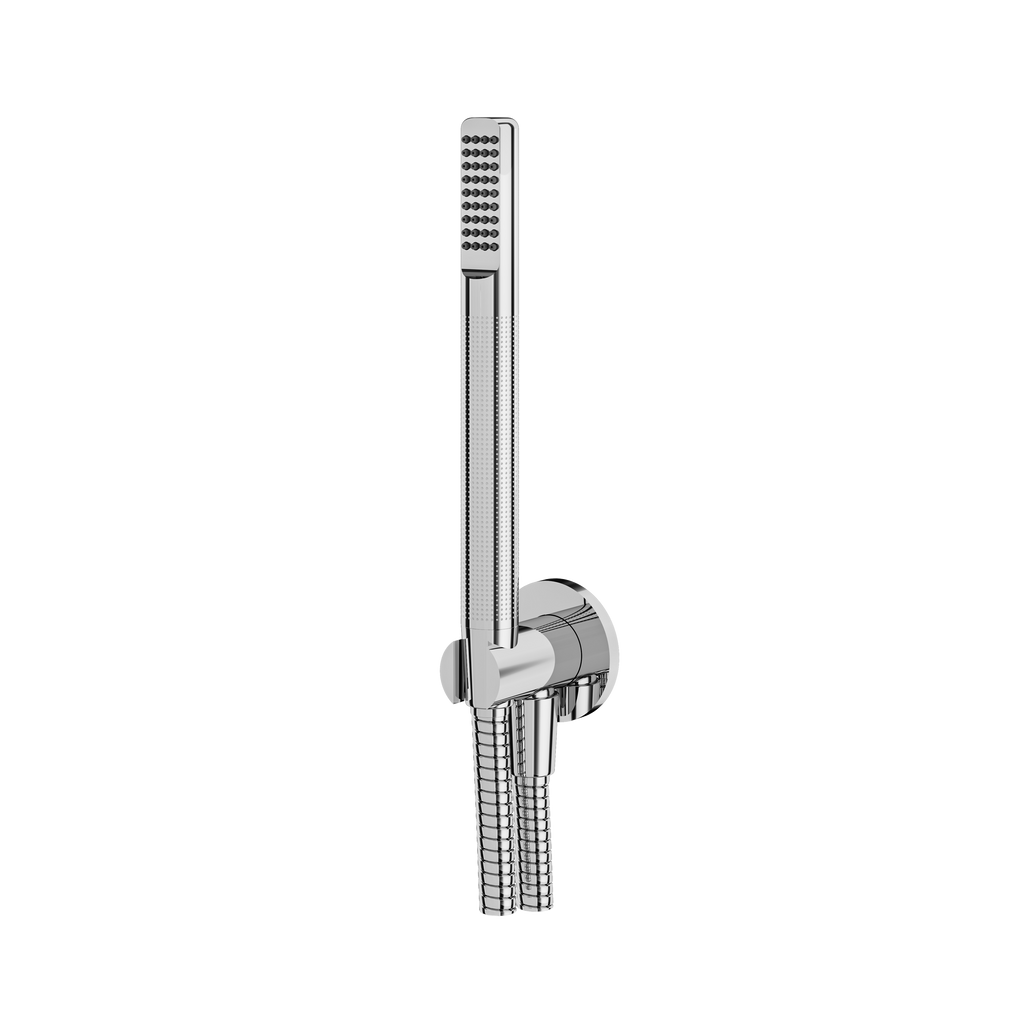 Aquabrass Handshower Sets HSS364 Round Hand Shower Set with Tubular Shower