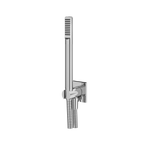 Aquabrass Handshower Sets HSS374 Round Hand Shower Set Tubular Shower Square Flange