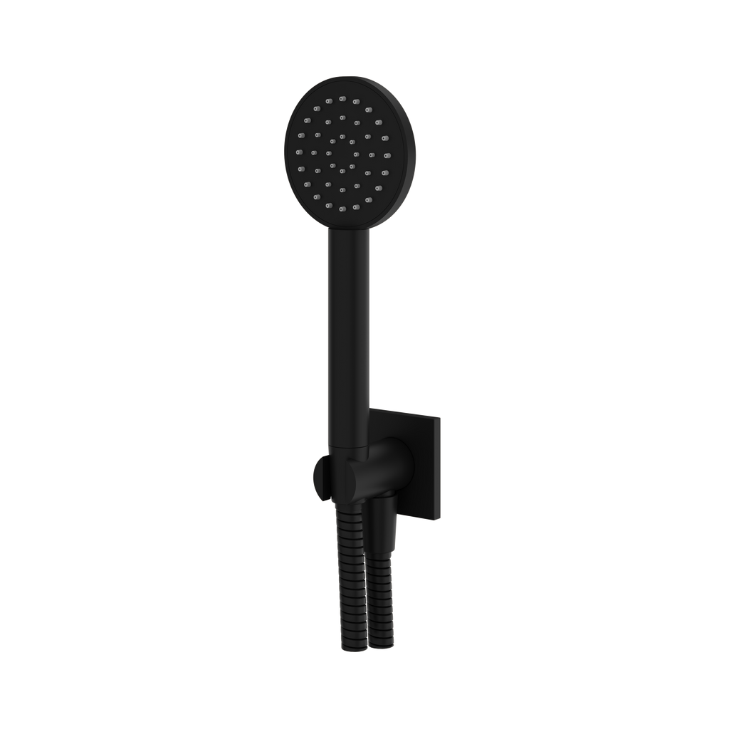 Aquabrass Handshower Sets HSS375 Round Handshower Set Square Flange